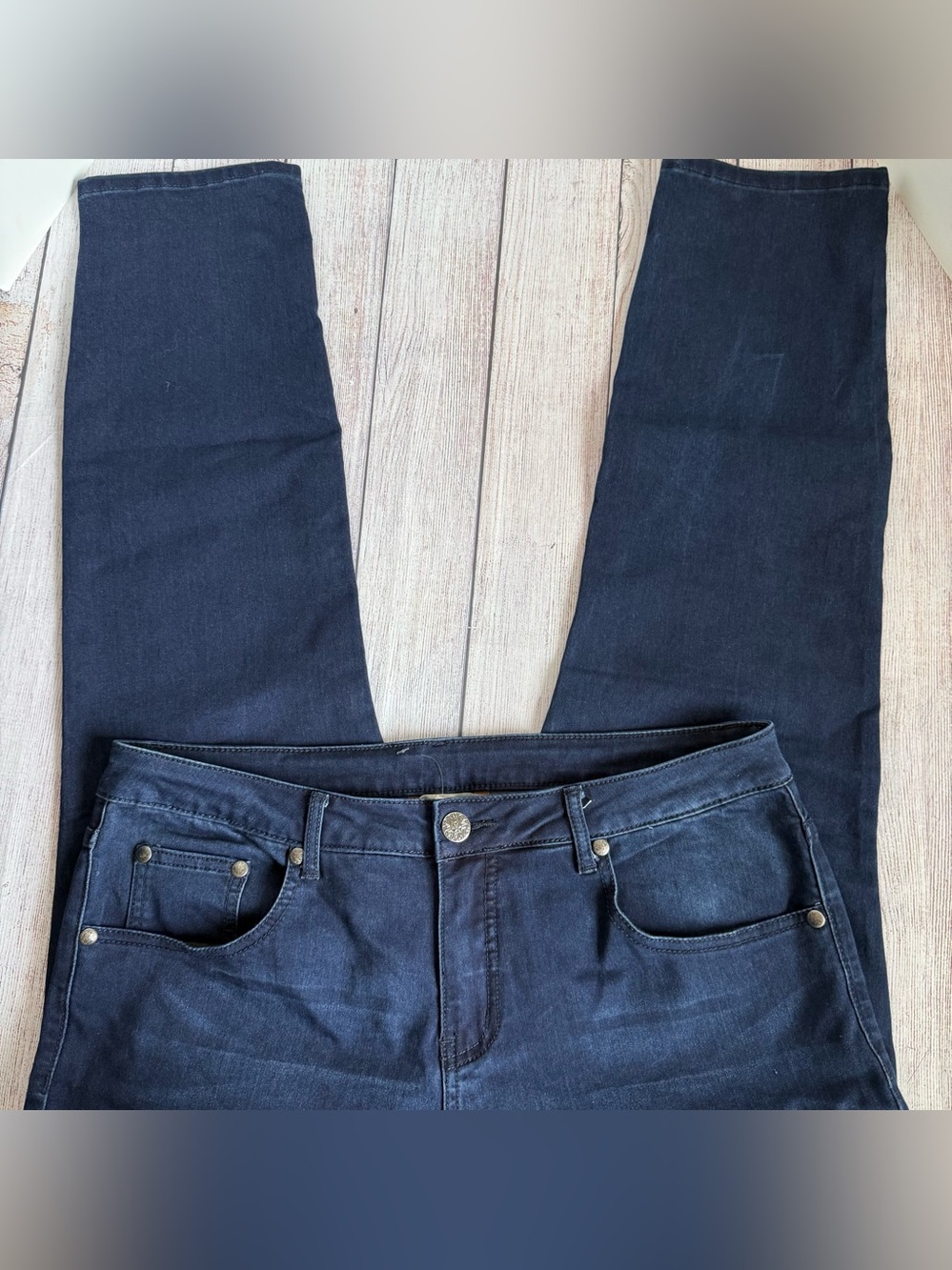 Soft Surroundings Dark Wash Jeans 16